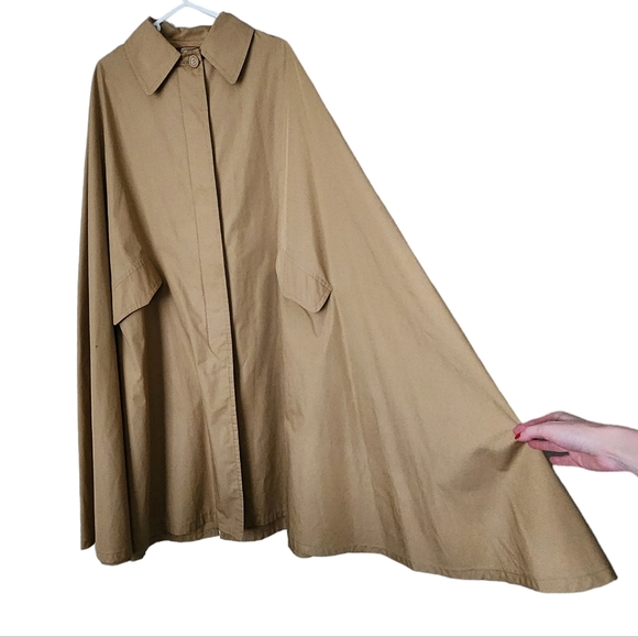 PLOUCQUET DIOLEN x NEIMAN MARCUS Quiet Luxury travel trench cape light weight - Picture 2 of 13